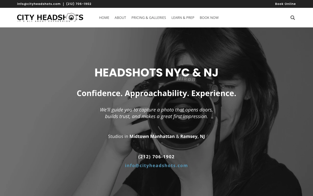 City Headshots studio preview