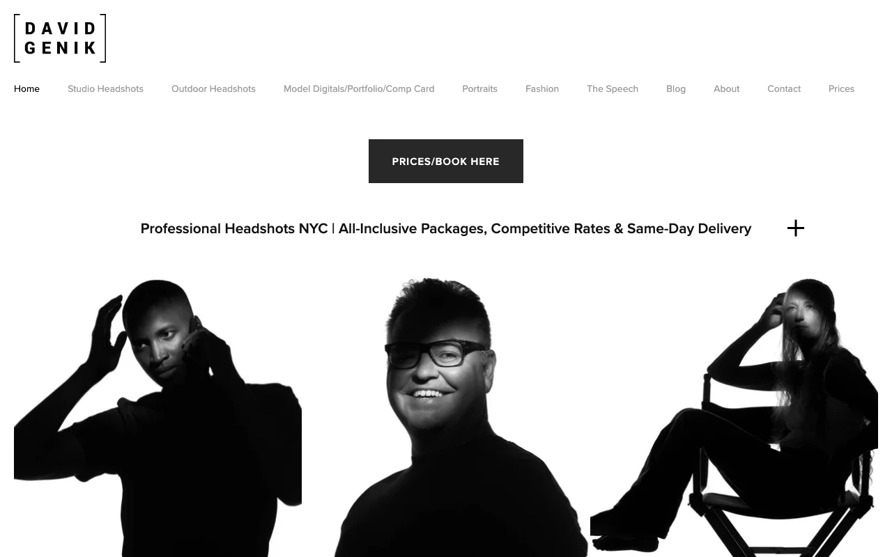 Headshots NYC studio preview