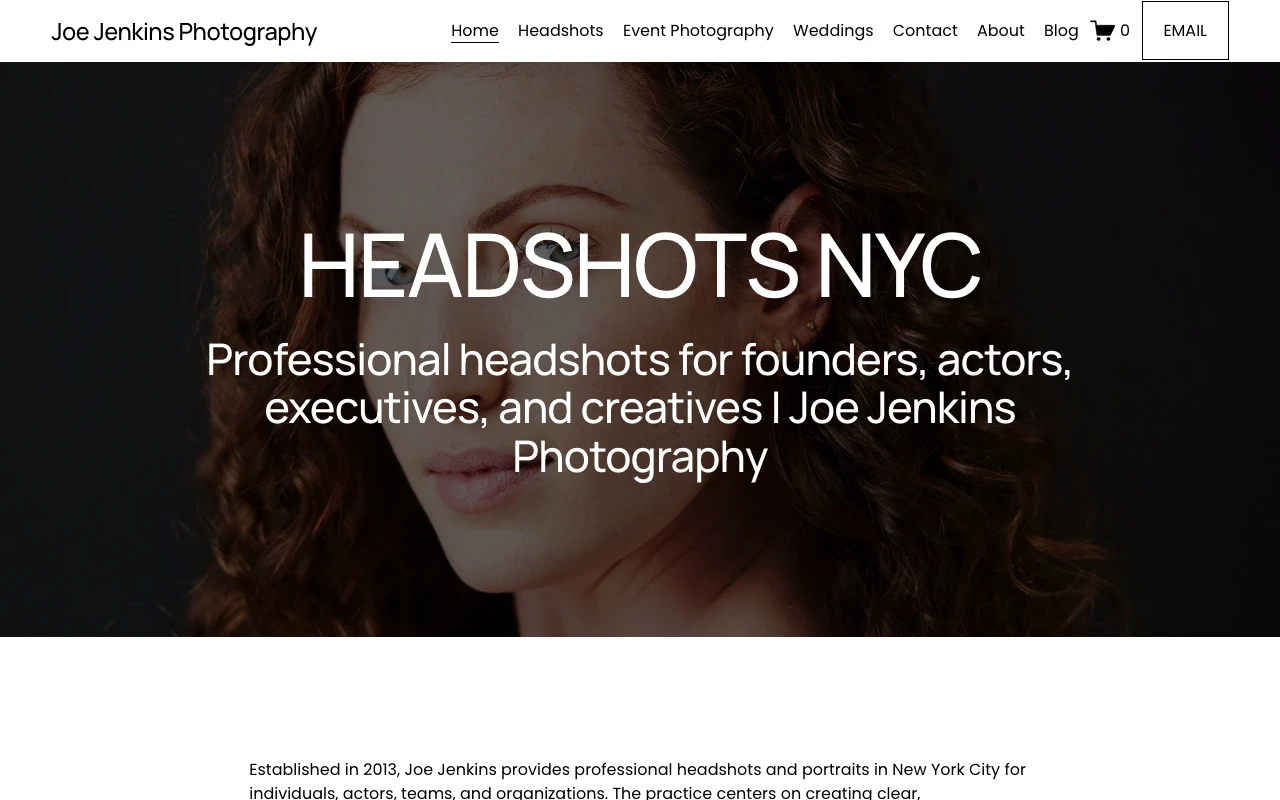 Joe Jenkins Photography studio preview