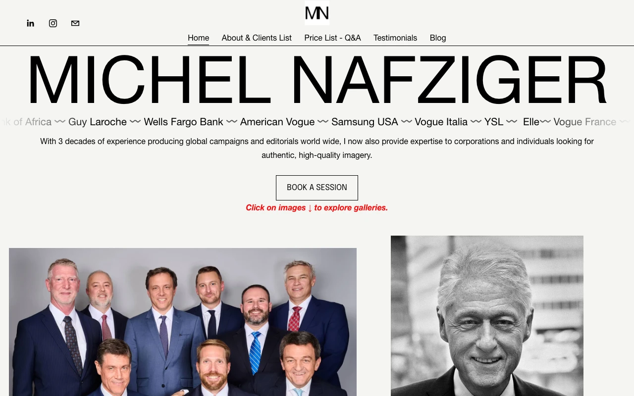 Michel Nafziger Photography studio preview